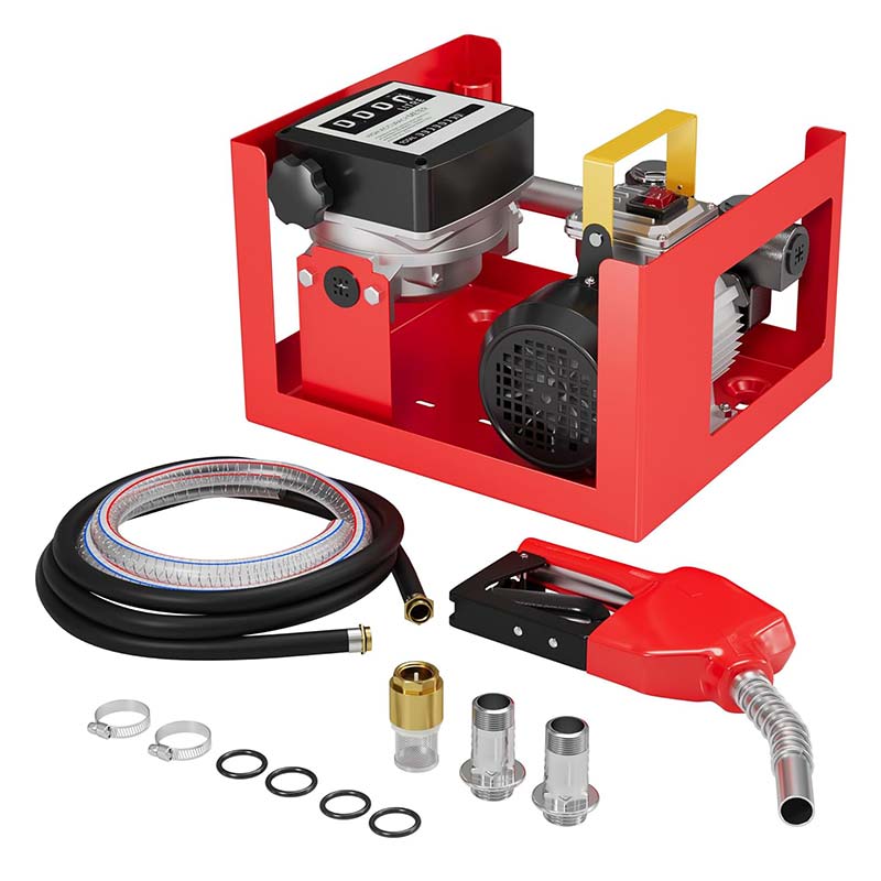 কাউন্টার এবং স্বয়ংক্রিয় অগ্রভাগ সহ বৈদ্যুতিক ডিজেল জ্বালানী স্থানান্তর পাম্প